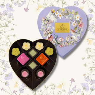[快速出貨]【GODIVA】夏之戀綜合巧克力心形禮盒12顆裝 情人節禮物💝七夕快樂🌹