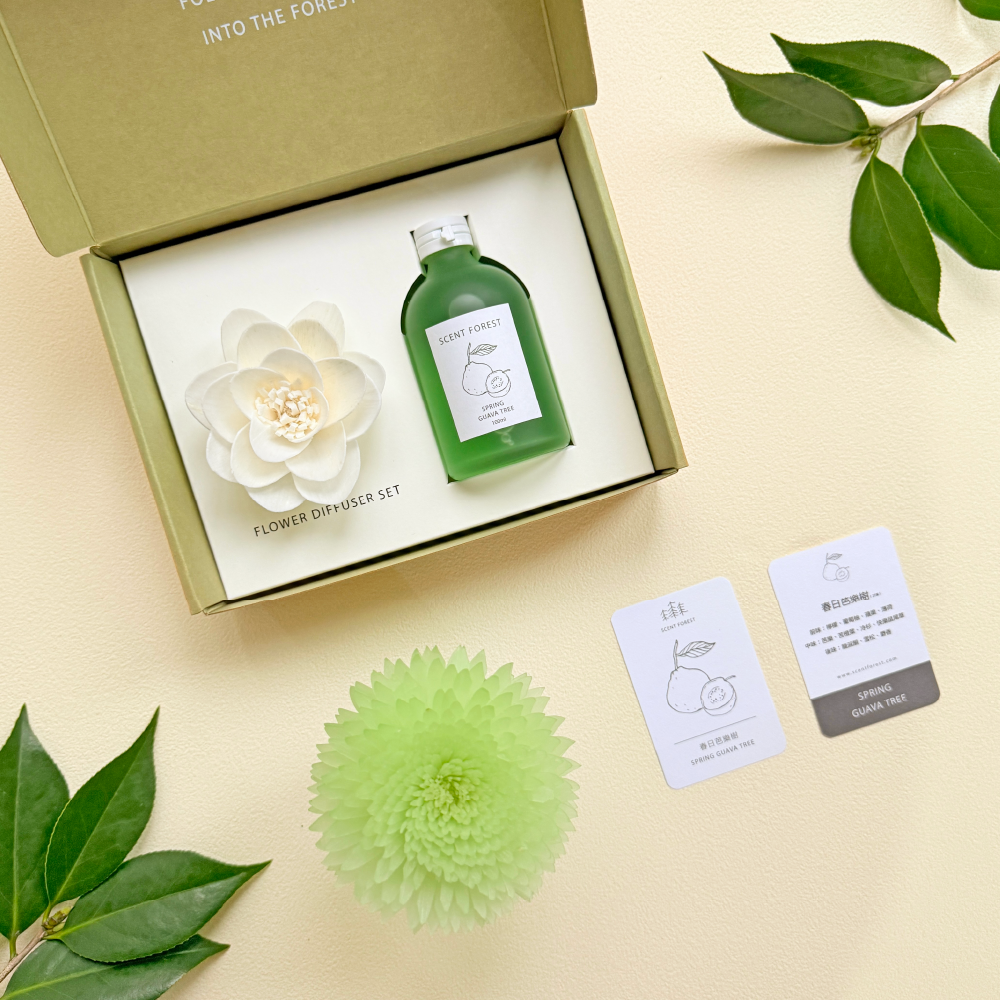 SCENT FOREST 香氛森林 - 擴香花 精油 香氛花 春日芭樂樹 綠色