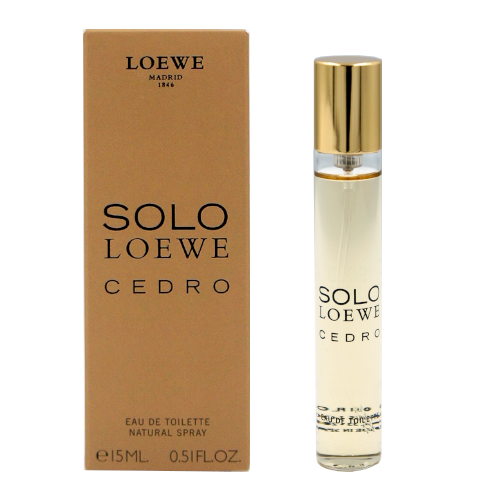 平輸版]【Loewe 羅威】Solo Cedro 羅威先生雪松男性淡香水隨身香氛15ml