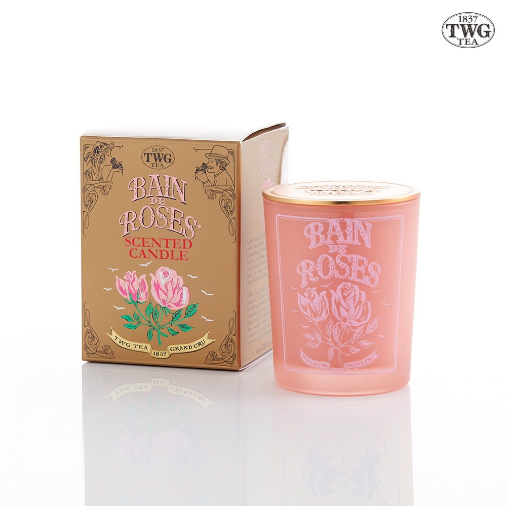 TWG Tea】玫瑰芬香茶薰香蠟燭Bain de Roses Tea Scented Candle(190
