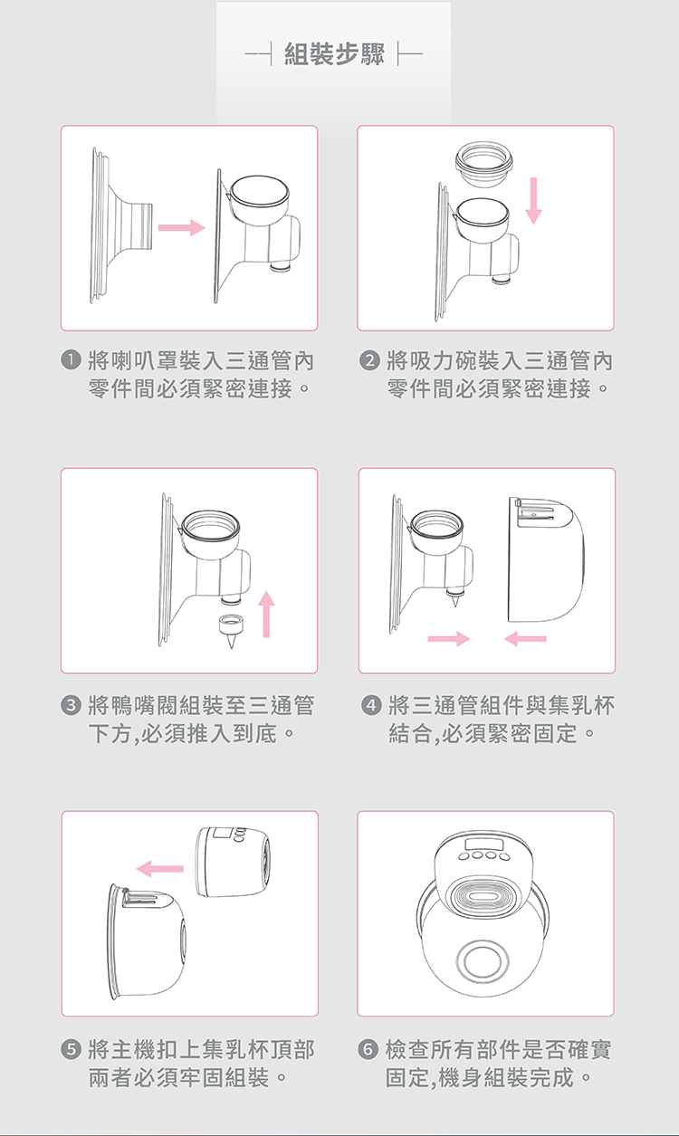 現代媽咪必備 nac nac 小蜜桃免持穿戴式吸乳器！