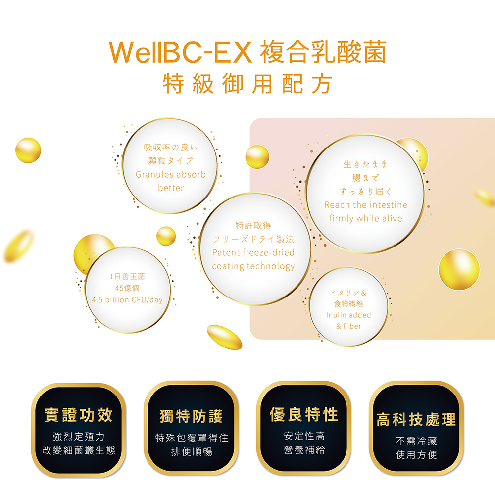 WellBC-EX複合乳酸菌 60包/盒