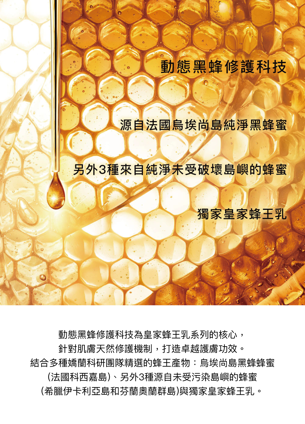 動態黑蜂修護科技,黑蜂蜂蜜,皇家蜂王乳