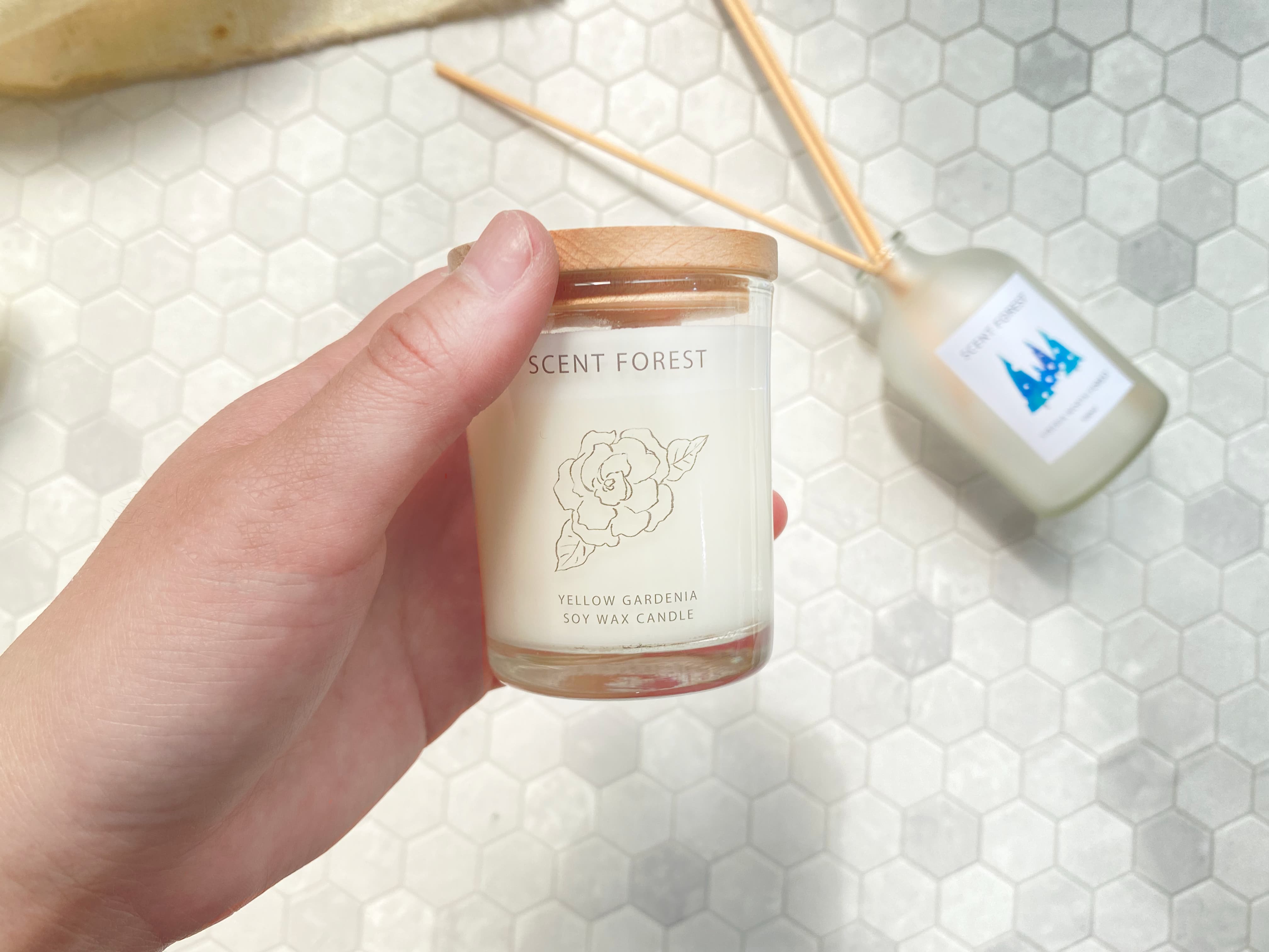 SCENT FOREST 香氛森林 擴香 天然精油 香氛竹 星座  水象 大豆蠟燭 組合