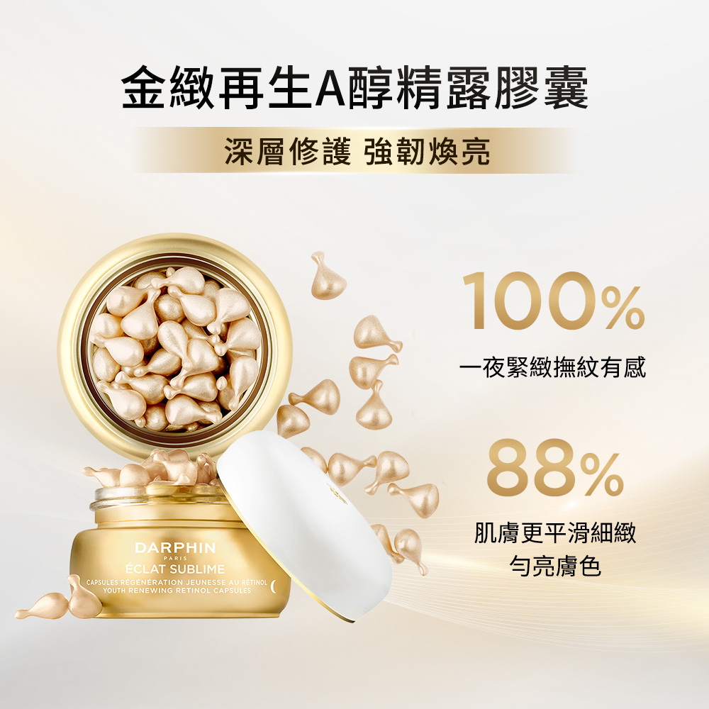 讓肌膚盡享最高活性能量 強勢撫平歲月痕跡 一顆美容油 喚醒年輕勻亮滑嫩