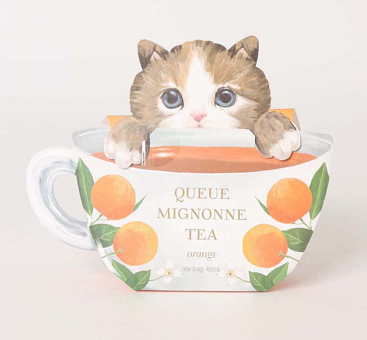 橘貓 花草茶 柑橘