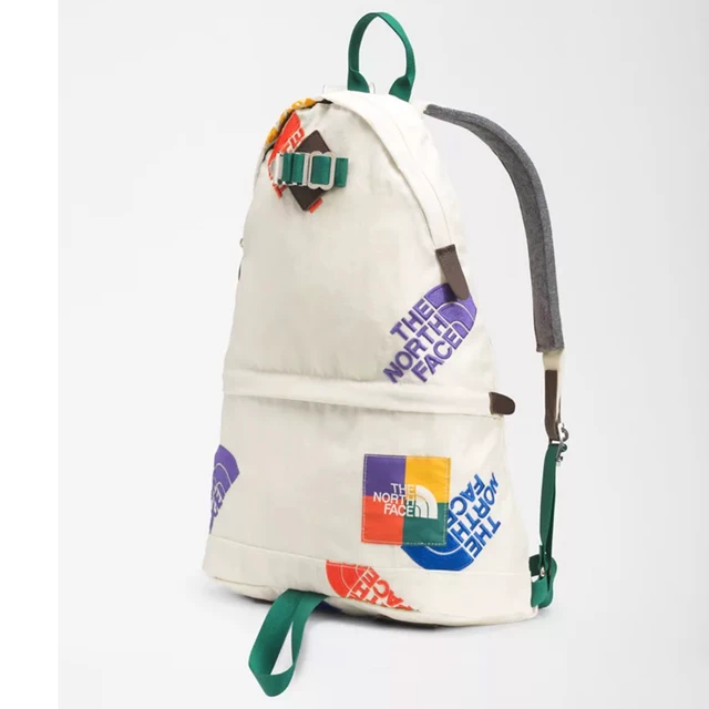 【The North Face 】北面 男女款 CHAPTER ONE DAY PACK 彩色LOGO休閒後背包 米 5EIV11P ...