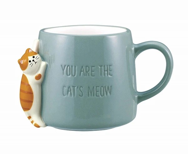 DECOLE 虎斑貓 橘貓 馬克杯