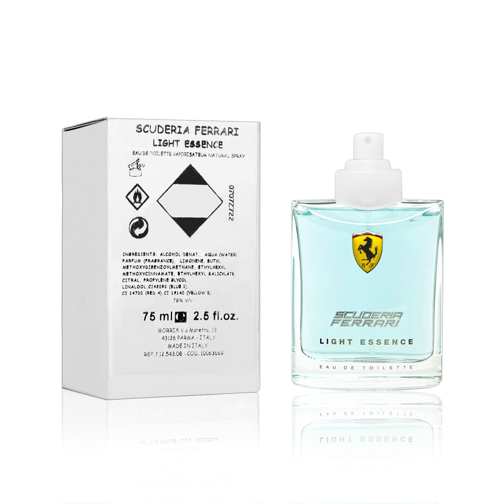 平輸版》【FERRARI】法拉利Light Essential 氫元素男性淡香水(75ML