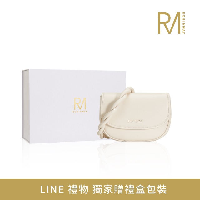 ROBINMAY】桔花小巷斜背包(燕麥白)LINE禮物獨家贈包裝禮盒| LINE