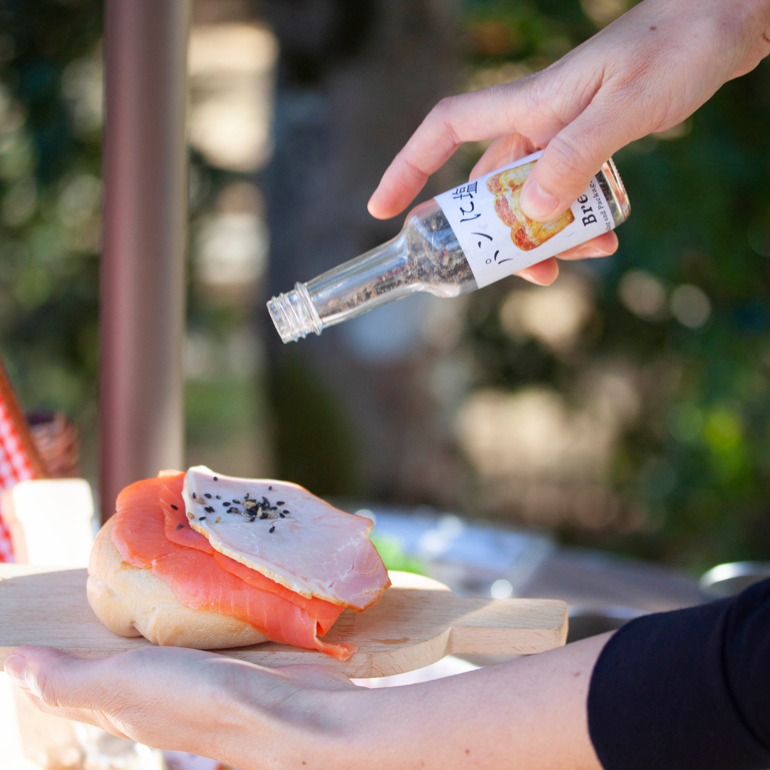 黑胡椒 洋蔥 吐司 岩鹽