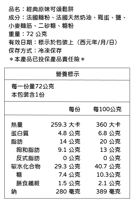 營養標示 靜岡抹茶