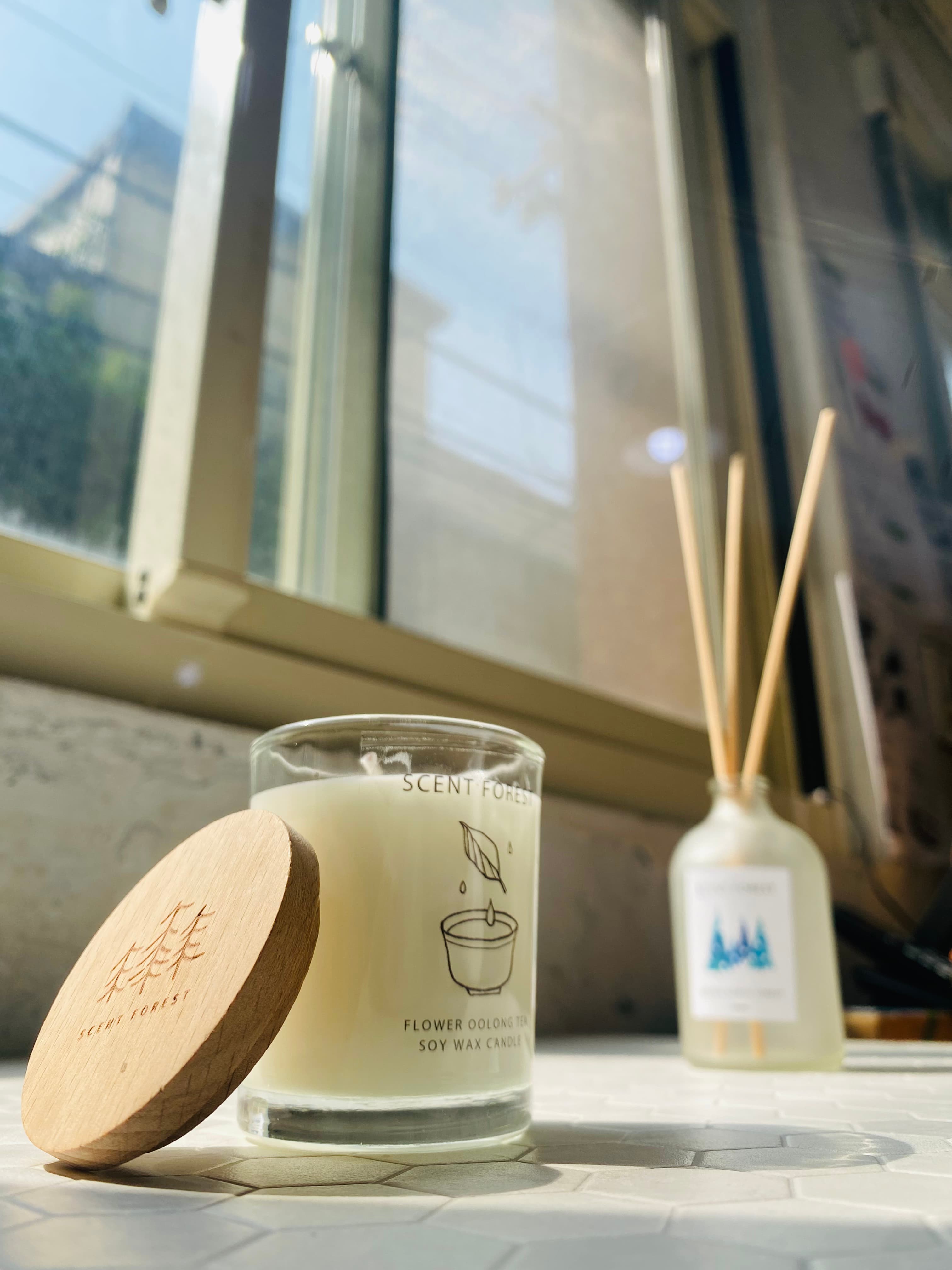 SCENT FOREST 香氛森林 擴香 天然精油 香氛竹 星座  風象 大豆蠟燭 組合