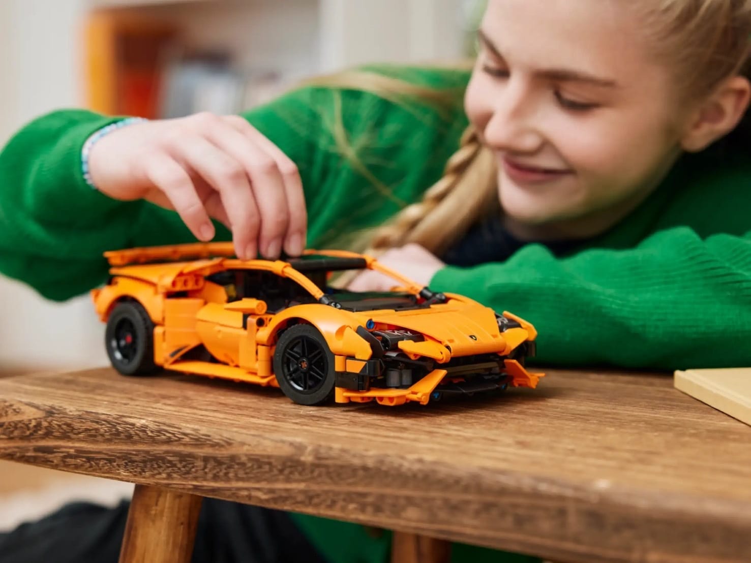 立鉅生活館積木玩具LEGO 42196 藍寶堅尼(橘) Lamborghini Huracán