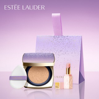 如初戀般心動的妝感💓【Estee Lauder 雅詩蘭黛】粉持久完美鎖妝氣墊粉餅SPF45/PA+++(共3色) 薰衣草之吻限定版 生日禮物 送閨蜜 IU同款氣墊