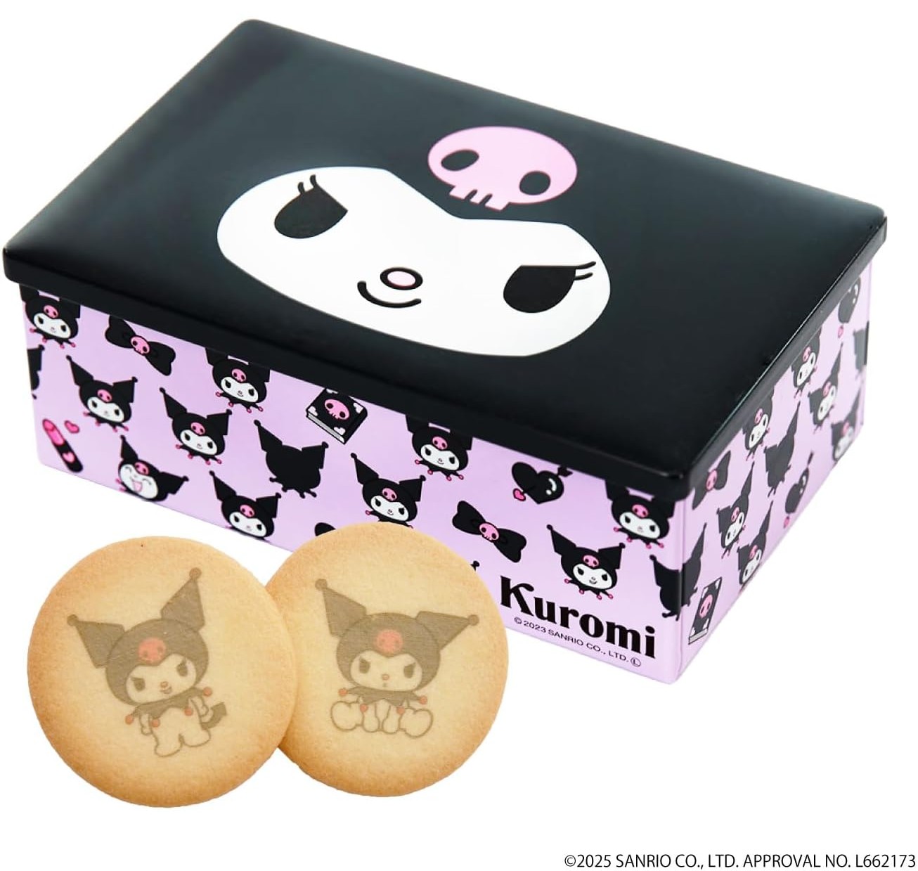 長登屋 庫洛米 印花餅乾 鐵罐包裝