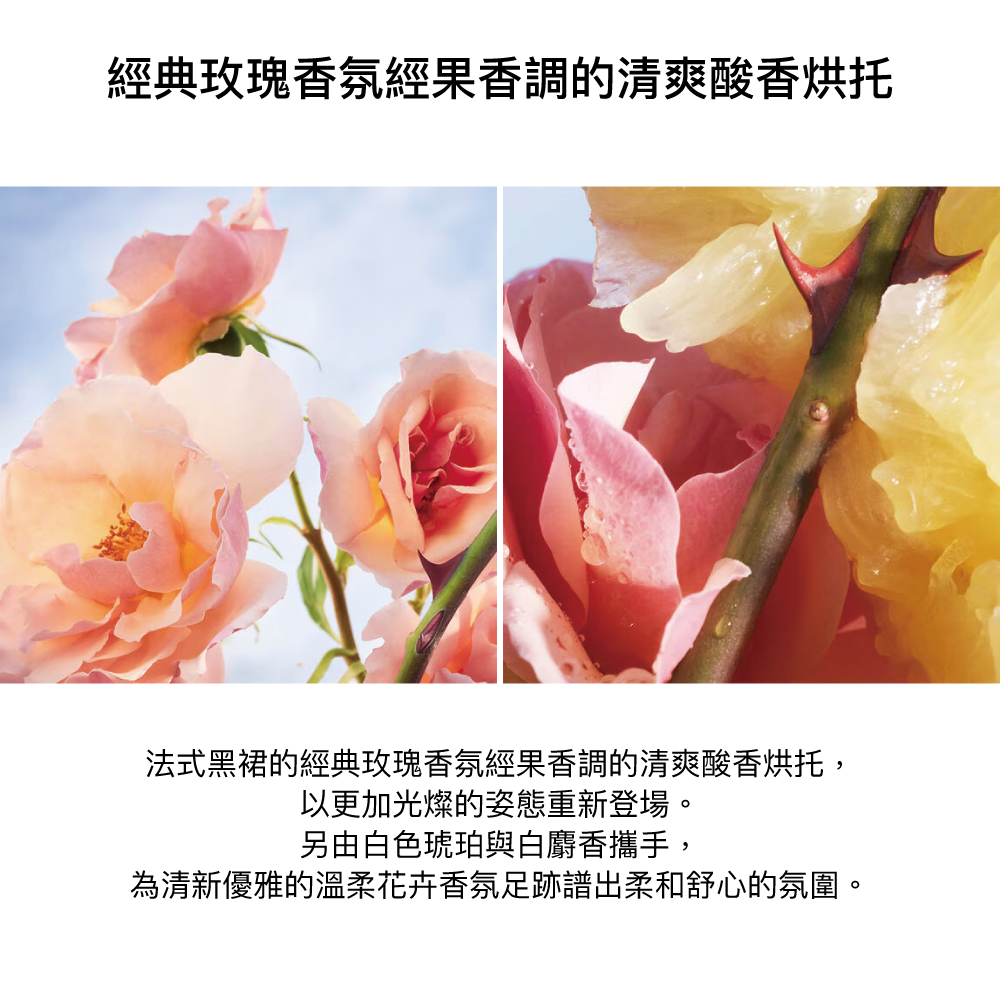 玫瑰香氣,果香,琥珀,白麝香