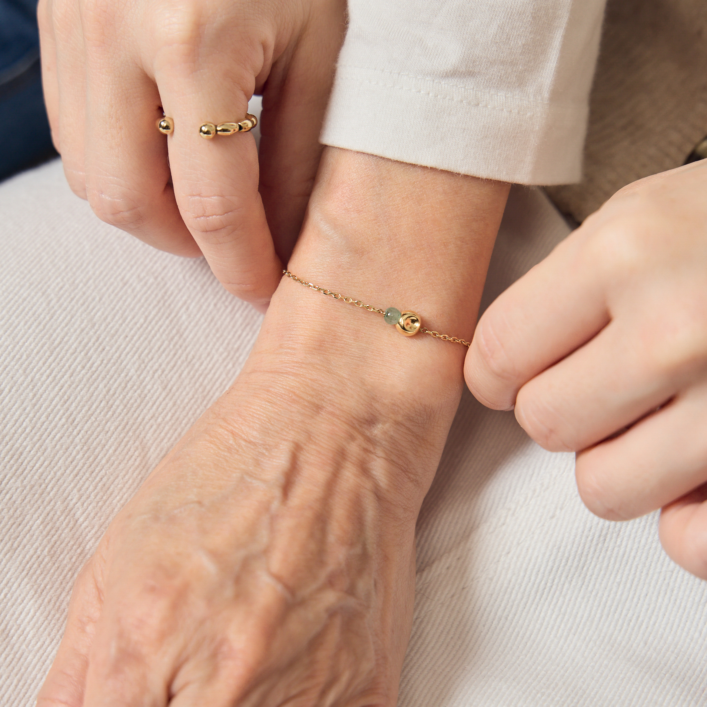 Minimalism - Lucky 8 幸運手鍊 綠東陵