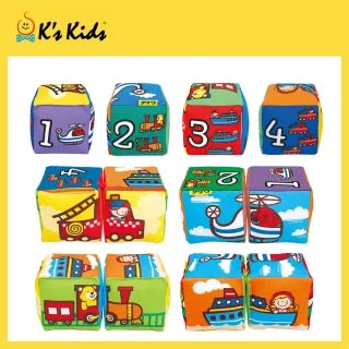 【K’s Kids 奇智奇思】有聲配對方塊-車子 Match and sound Blocks-Vehicles(共2塊有聲積木) | LINE 禮物