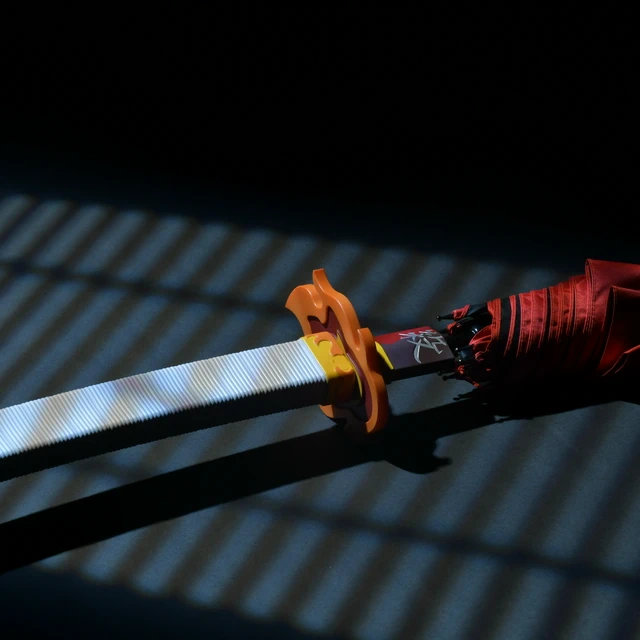 煉獄杏寿郎 傘 鬼滅之刃炎柱煉獄杏壽郎日輪刀紀念傘開賣☑紀念傘預購現折$100