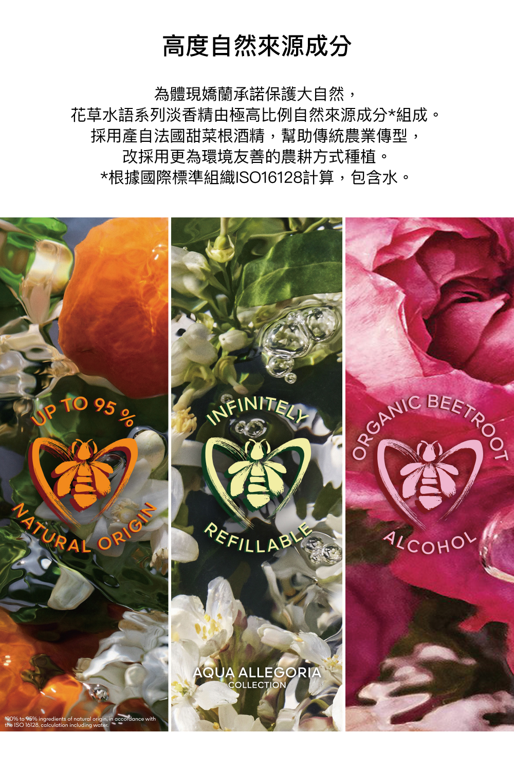 花草水語淡香精,天然成分,甜菜根酒精,環境友善,永續農業