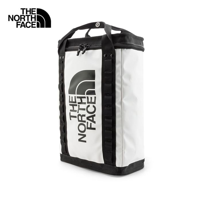The North Face 】北面男女款EXPLORE FUSEBOX L 休閒箱型後背包白 - Main Image