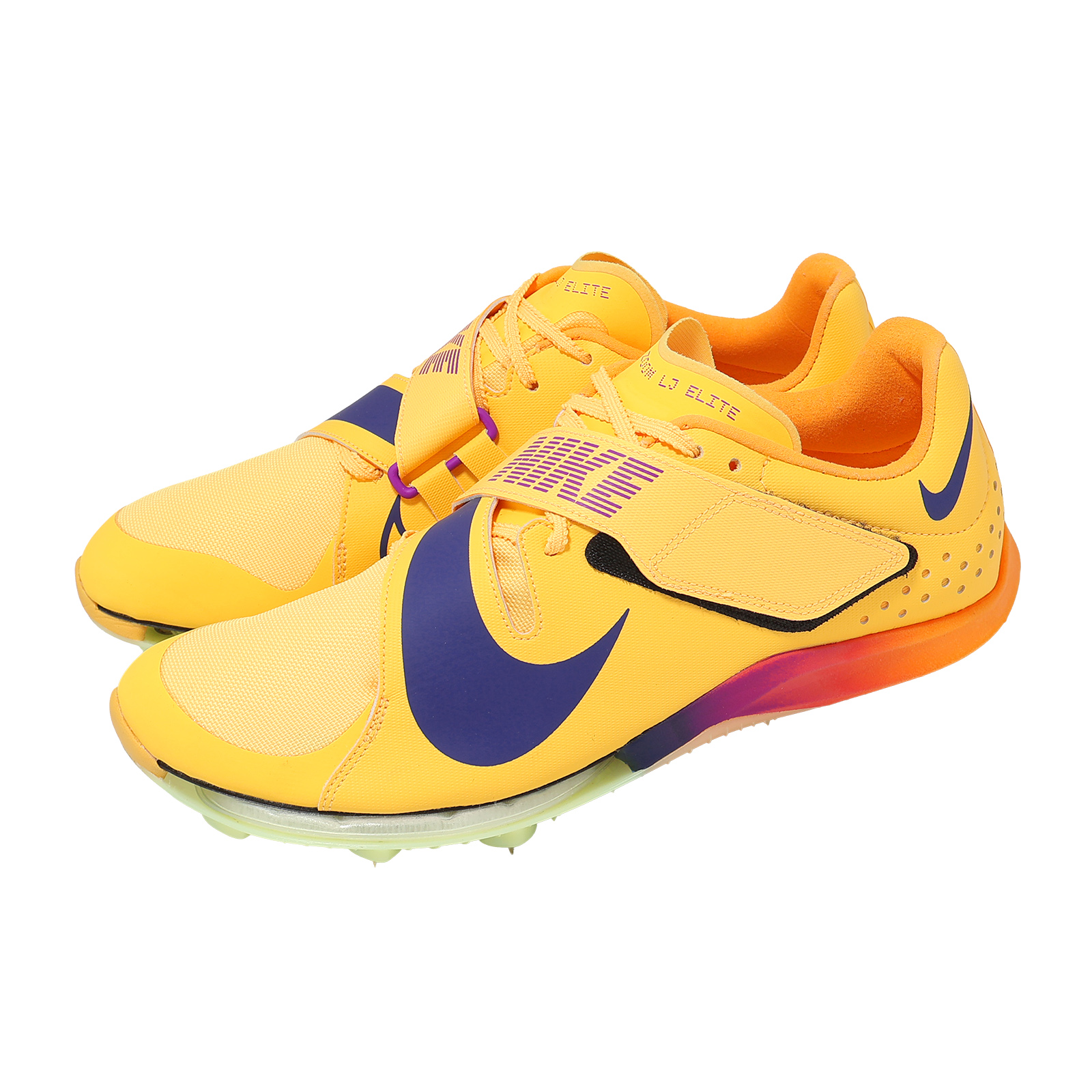 木製 能面 約13cm ACS] Nike 田徑釘鞋Air Zoom LJ Elite 男鞋黃氣墊魔鬼氈跳遠FZ9326-800