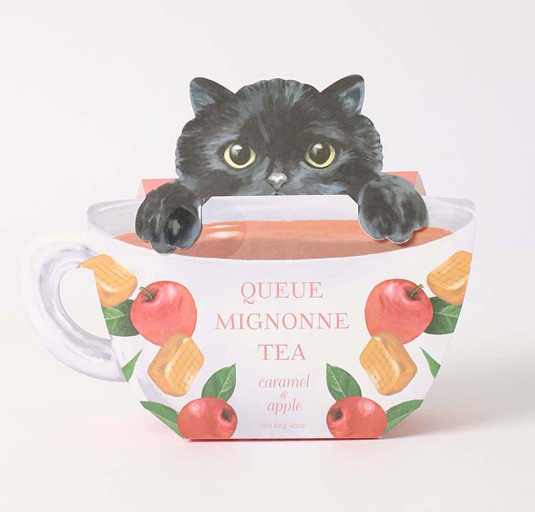 蘋果 焦糖 花茶 貓咪