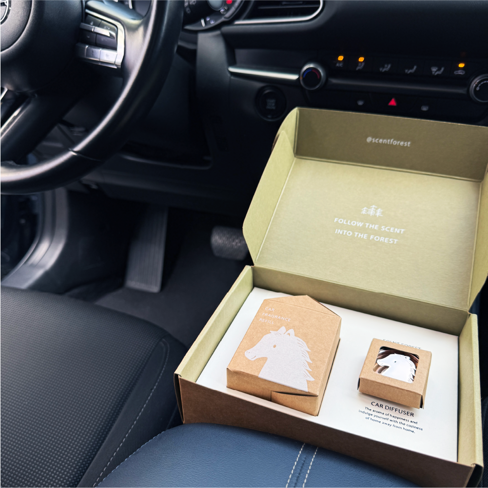 香氛森林 馬年快樂 質感車用香氛2.0 全新小萌寵上市 帥氣小馬迎新春