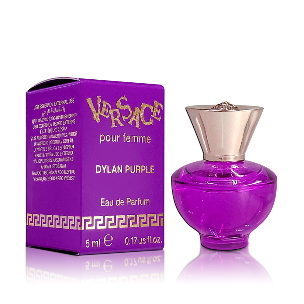 Versace】凡賽斯DYLAN PURPLE 狄倫紫女性淡香精(5ML) 沾式小香| LINE 禮物