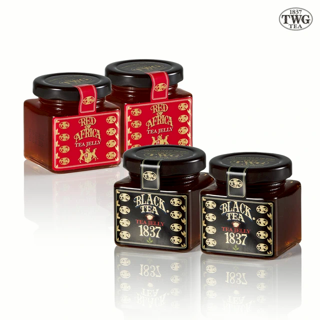 TWG Tea】四入茶香果醬禮盒組Tea Jelly Quattro Giftbox (1837黑茶x2