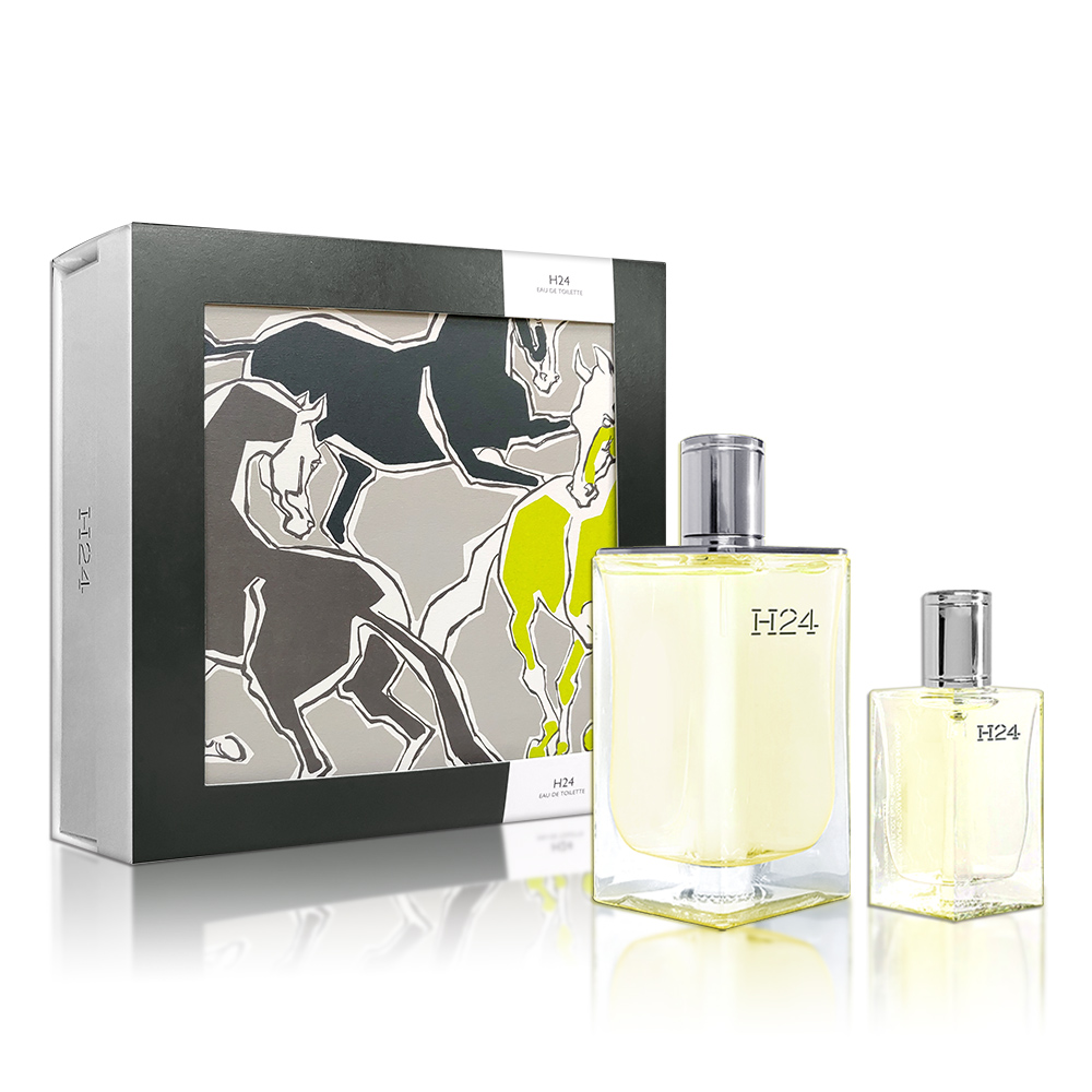 HERMES H24 香水セット 大瓶・小瓶set HERMES 愛馬仕H24男性淡香精5ml 小香(禮盒版) - PChome 24h購物