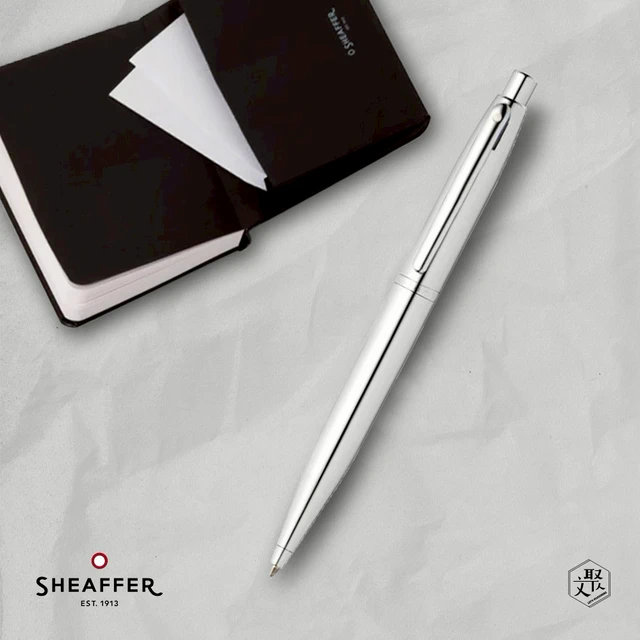 SHEAFFER】VFM系列亮鉻原子筆+A6筆記本禮盒免費刻字(原廠正貨) | LINE 禮物