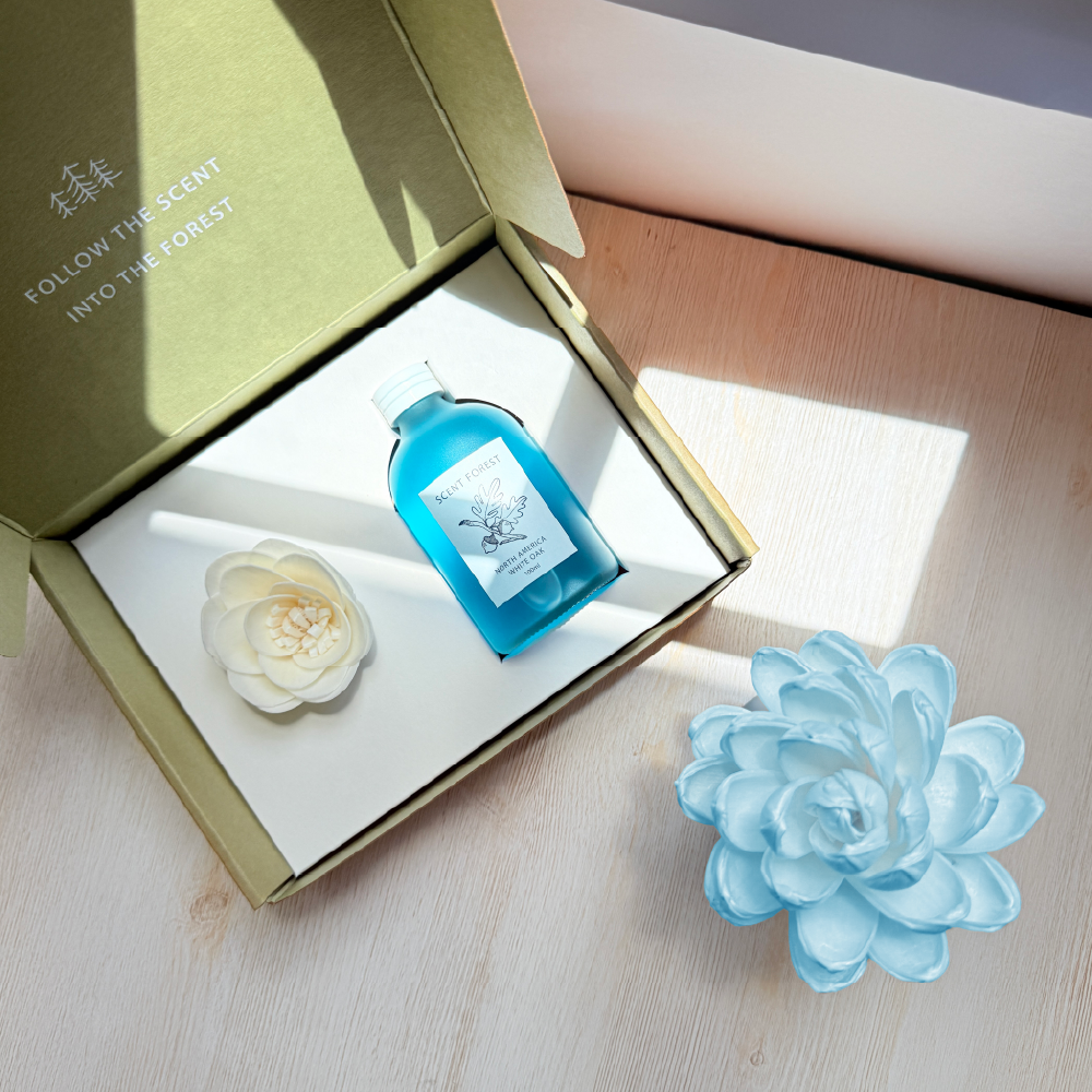 SCENT FOREST 香氛森林 - 擴香花 精油 香氛花 北美白橡木 藍色
