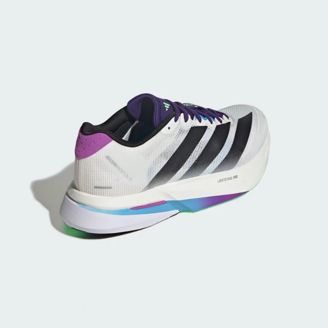 [ACS] adidas 慢跑鞋 Adizero Boston 13 M 男鞋 白 黑 緩震 運動鞋 愛迪達 JS4946 | LINE 禮物
