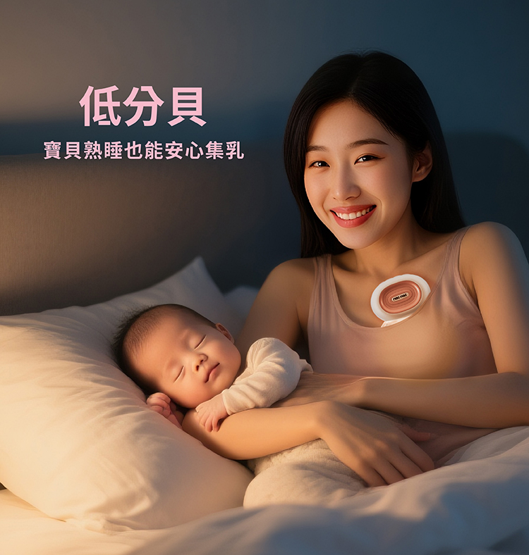 現代媽咪必備 nac nac 小蜜桃免持穿戴式吸乳器！