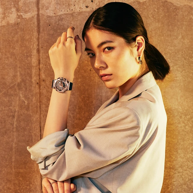 生日快樂❤️］ITZY Lia配戴款【CASIO 卡西歐】 G-SHOCK 金屬色雙顯