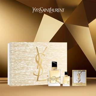 🔜快速出貨【YSL】奢金流星💫自由不羈淡香精禮盒｜自由不羈淡香精 50ML+ 迷你正貨7.5ML｜享 質感補妝鏡｜奔放暖陽花草調｜男女皆宜｜生日禮物