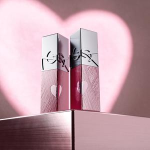 🔜快速出貨【YSL】粉光緞影限定💖鎖心光唇釉｜情人節禮物