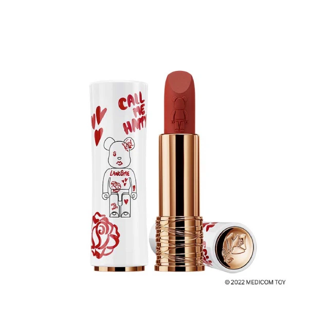 Lancome 蘭蔻】唇膏BE@RBRICK聯名限定版送禮組_絕對完美柔霧唇膏口紅