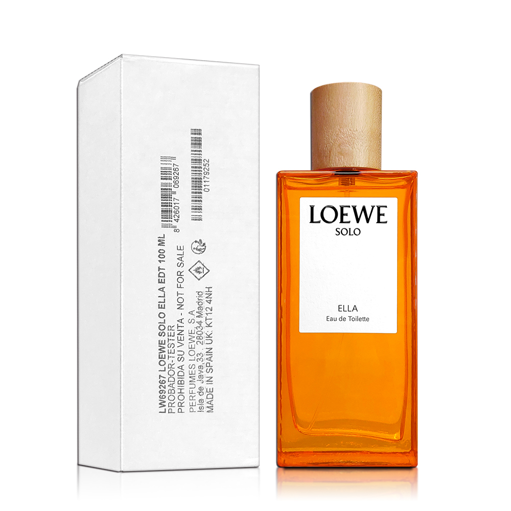 平輸版》【LOEWE】羅威SOLO ELLA 獨奏宣言女性淡香水(100ML) TESTER