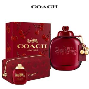 新品【COACH】時尚櫻桃香精90ml(贈COACH盥洗包+隨機小香乙瓶.附禮袋)