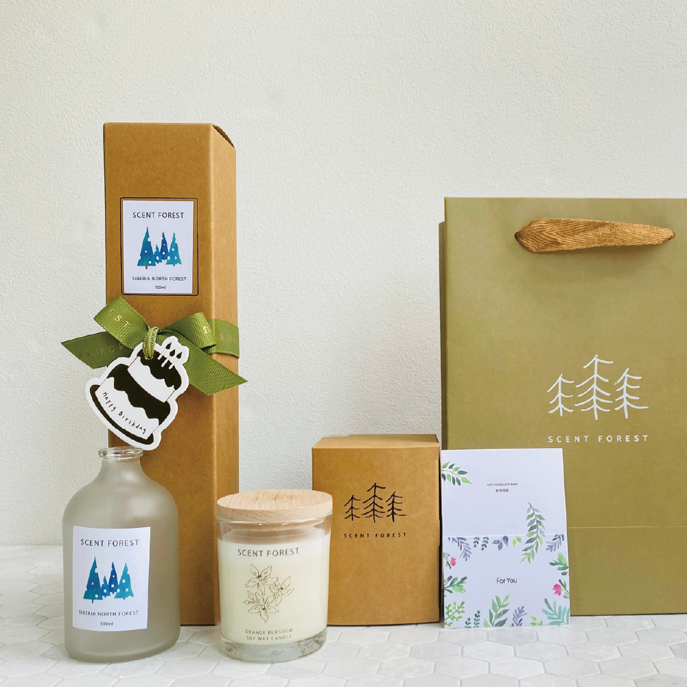 SCENT FOREST 香氛森林 - 擴香 天然精油 香氛竹 星座  風象 大豆蠟燭 組合