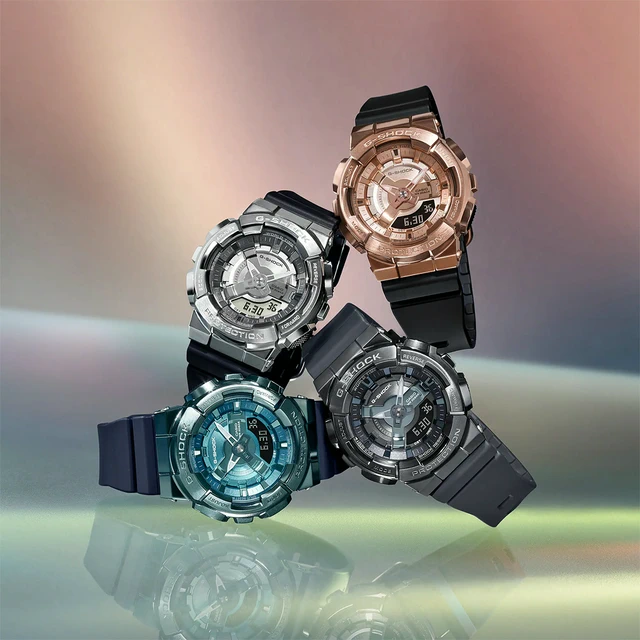 生日快樂❤️］ITZY Lia配戴款【CASIO 卡西歐】 G-SHOCK 金屬色雙顯