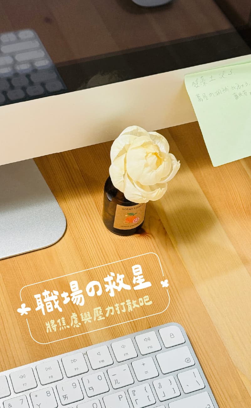 新品上市 辦公室吸吸花 天然精油 辦公室職場舒壓小物 多種功效 送給需要的他/她