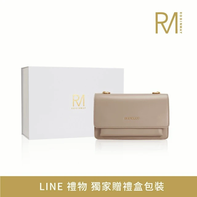 ROBINMAY】小魔女風琴斜背包升級版(泥棕)LINE禮物獨家贈包裝禮盒