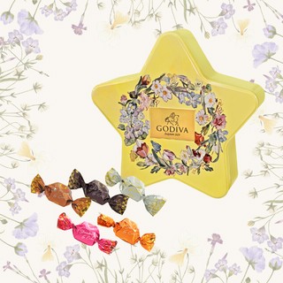 [快速出貨]【GODIVA】夏之戀 G Cube 巧克力星形鐵盒15顆裝(含餡) 情人節禮物💝七夕快樂🌹