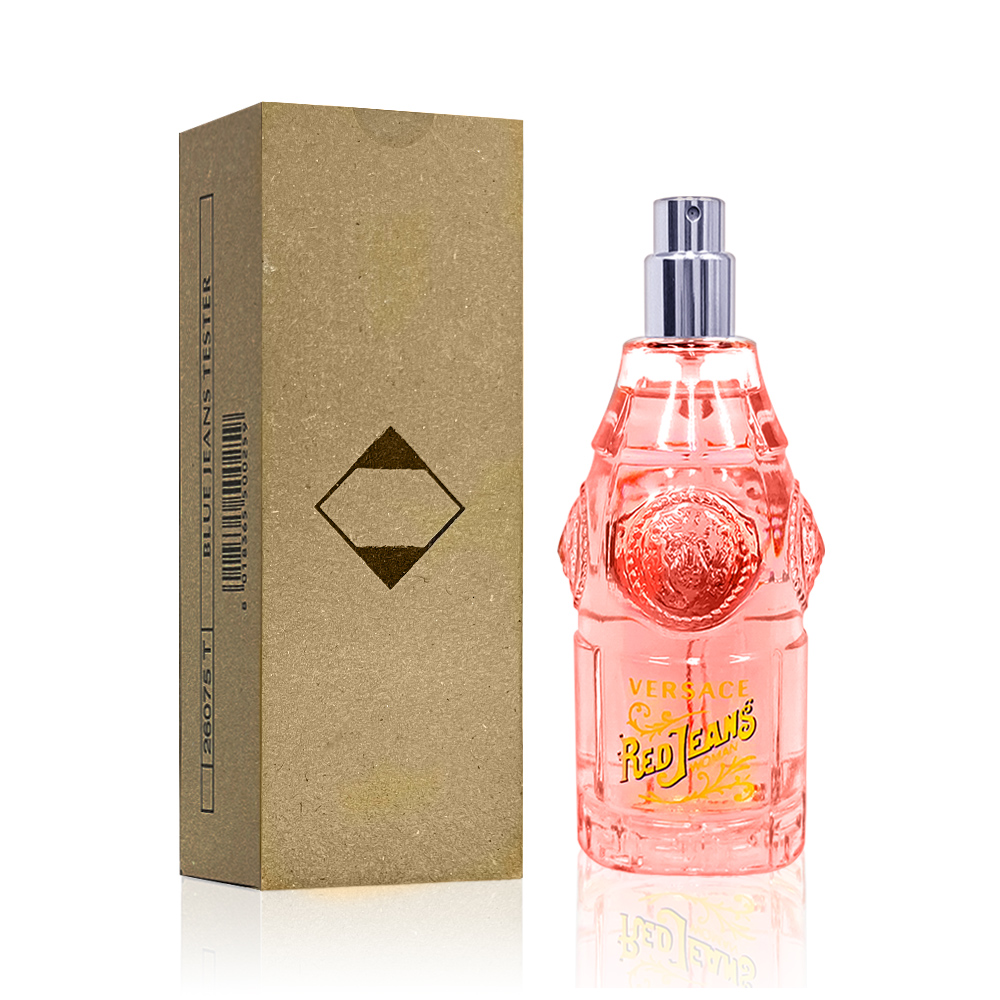 平輸版》【Versace】凡賽斯Red Jeans 紅可樂中性淡香水(75ML) TESTER