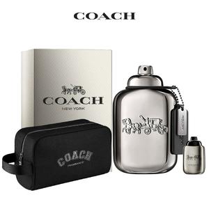 領券再折300【COACH】時尚鉑金香精100ml(贈COACH盥洗包+隨機小香乙瓶.附禮袋)快速出貨