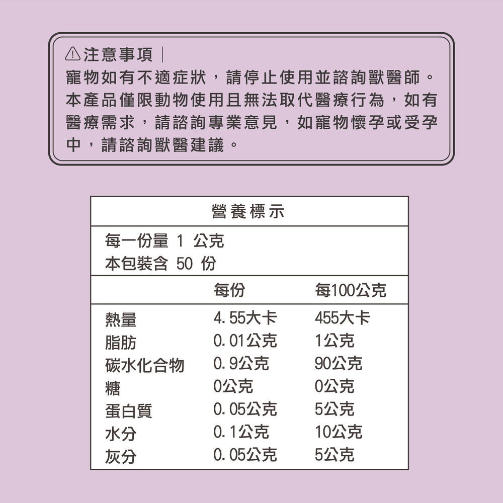 金剛鸚鵡益生菌+益生元 - 腸胃2菌配方 50g/罐( 金剛鸚鵡腸道基礎保養 )
